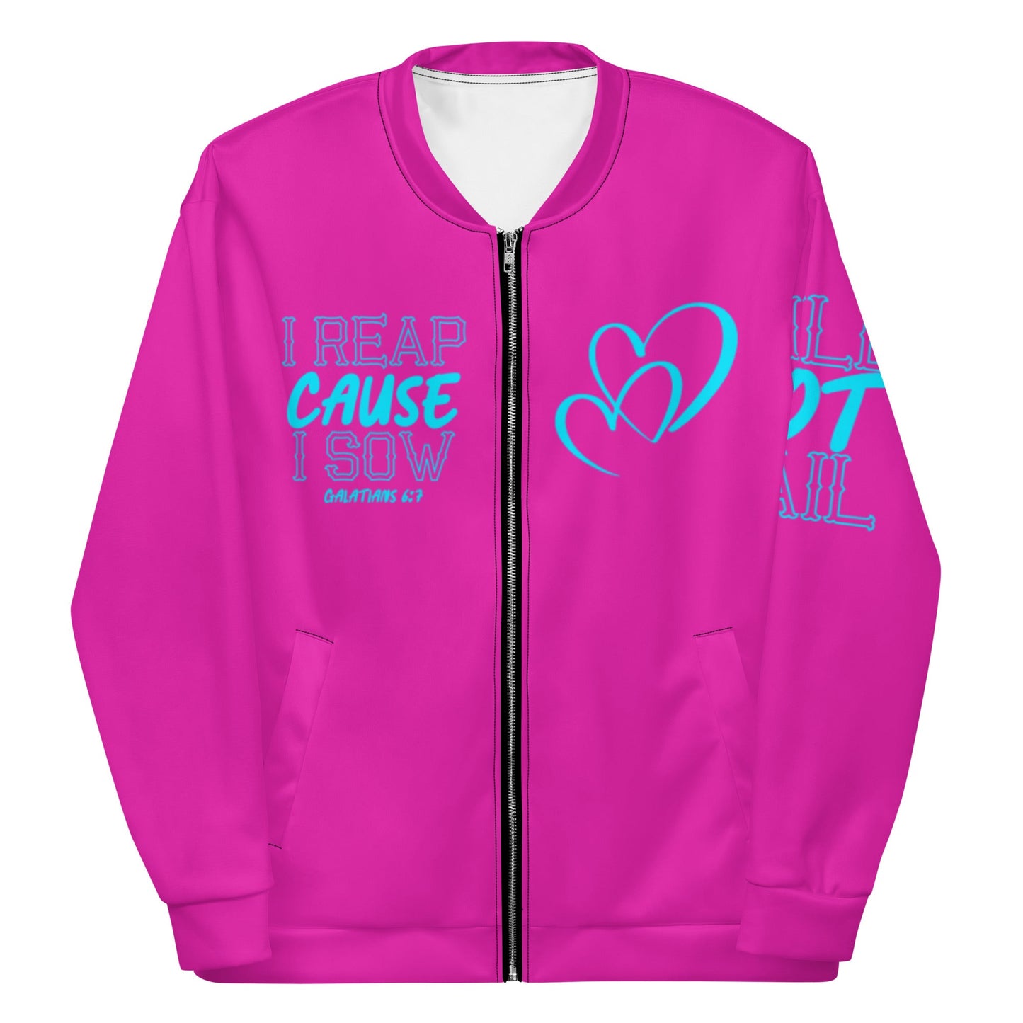I Reap Cause I Sow Bomber Jacket - Catch This Tea Shirts