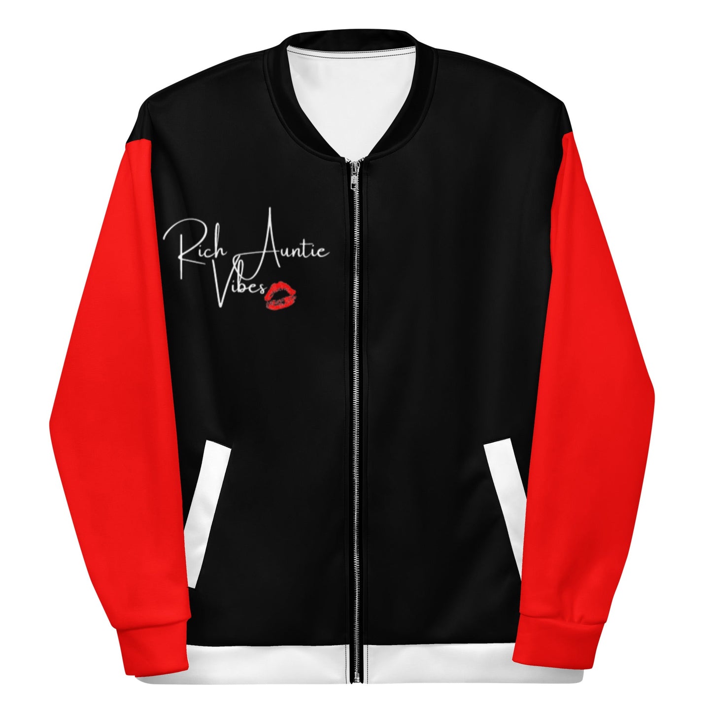 Rich Auntie Vibes Bomber Jacket - Catch This Tea Shirts