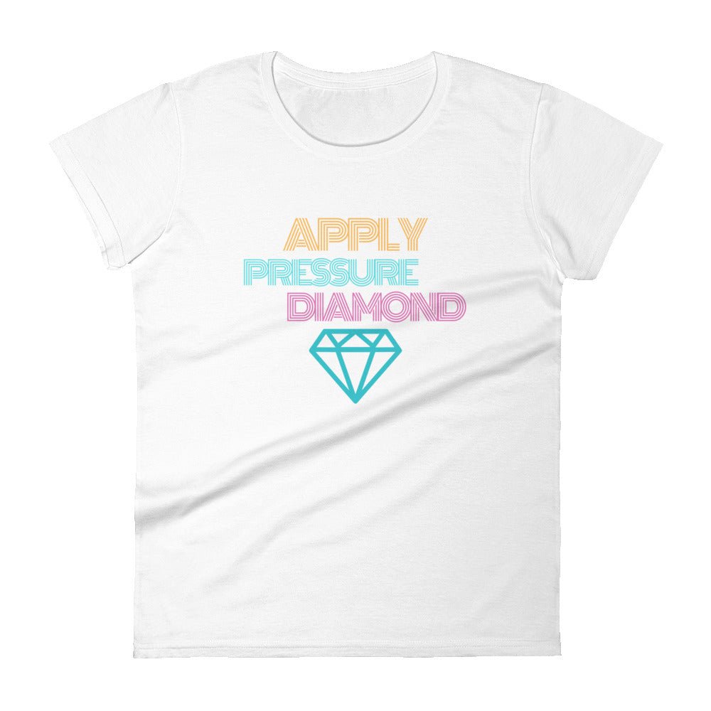 Apply Pressure Diamond Premium Short Sleeve T-shirt (Fits True To Size) - Catch This Tea Shirts