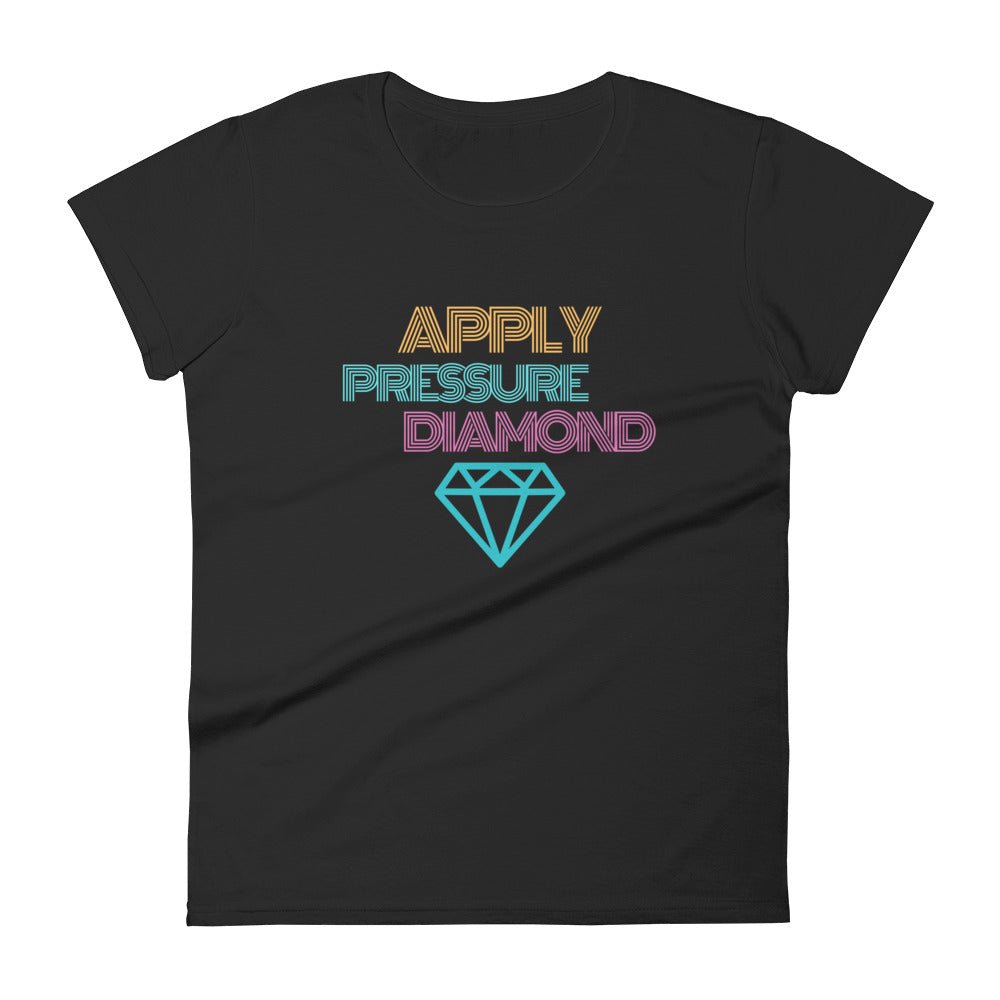 Apply Pressure Diamond Premium Short Sleeve T-shirt (Fits True To Size) - Catch This Tea Shirts