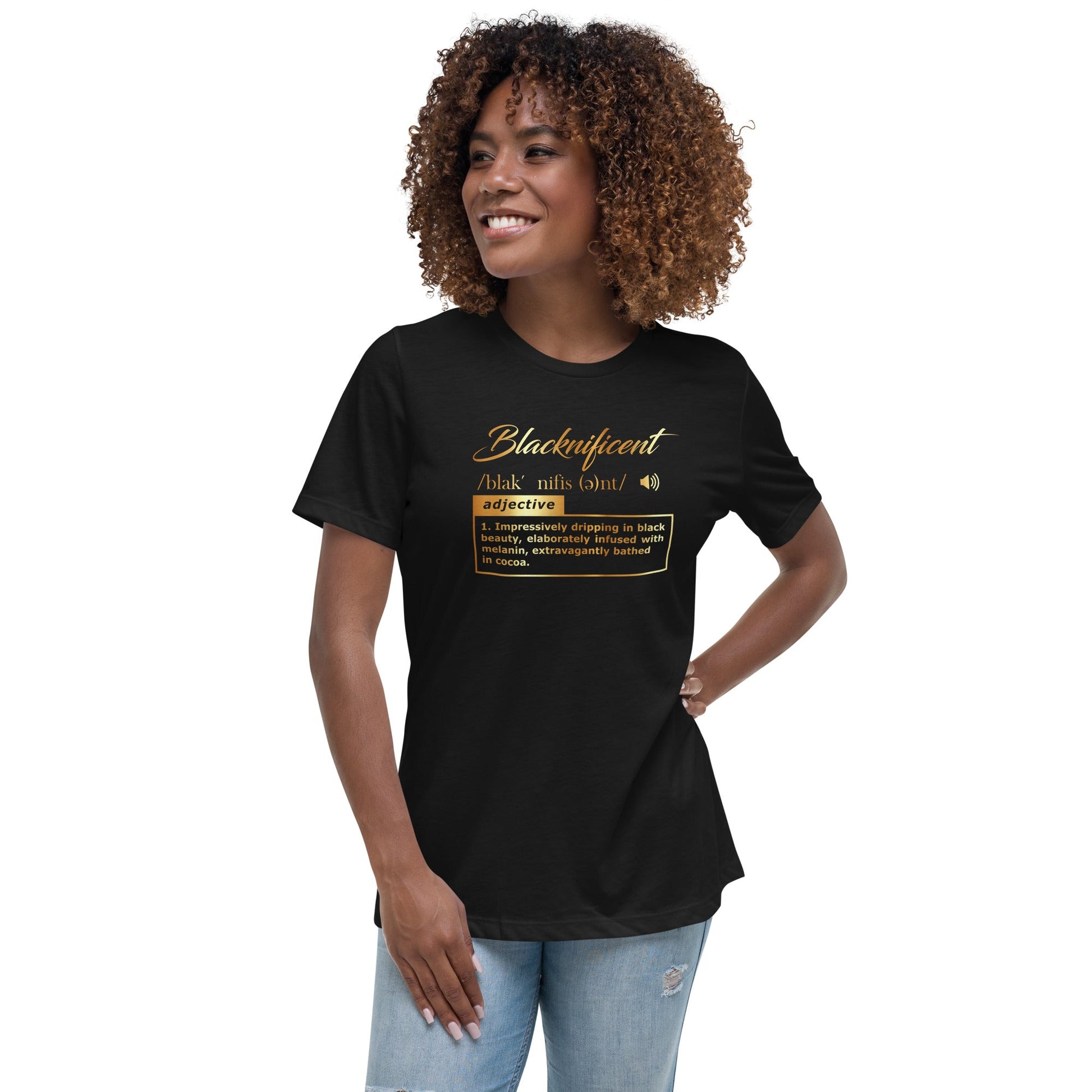 Blacknificent Women's Relaxed T-Shirt - Catch This Tea Shirts
