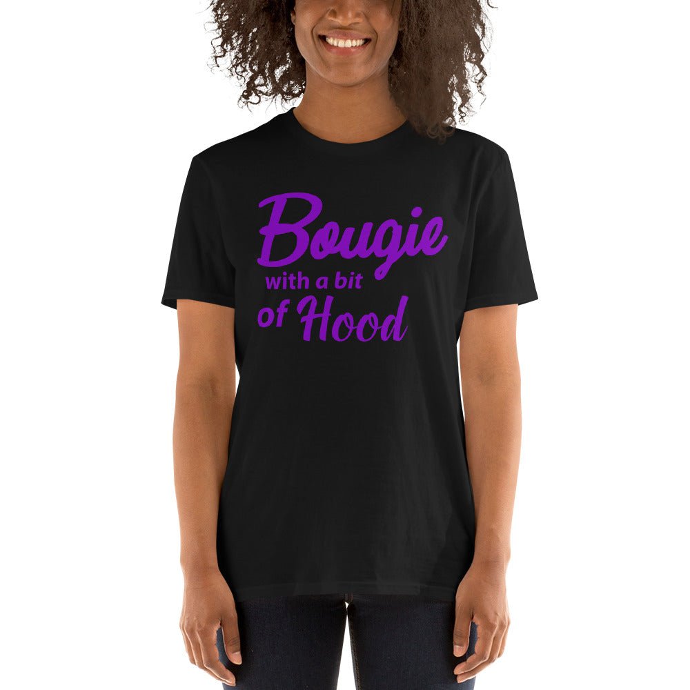 Bougie with a bit of Hood Short-Sleeve Unisex T-Shirt (FOR A SLIM FIT ORDER A SIZE DOWN) - Catch This Tea Shirts