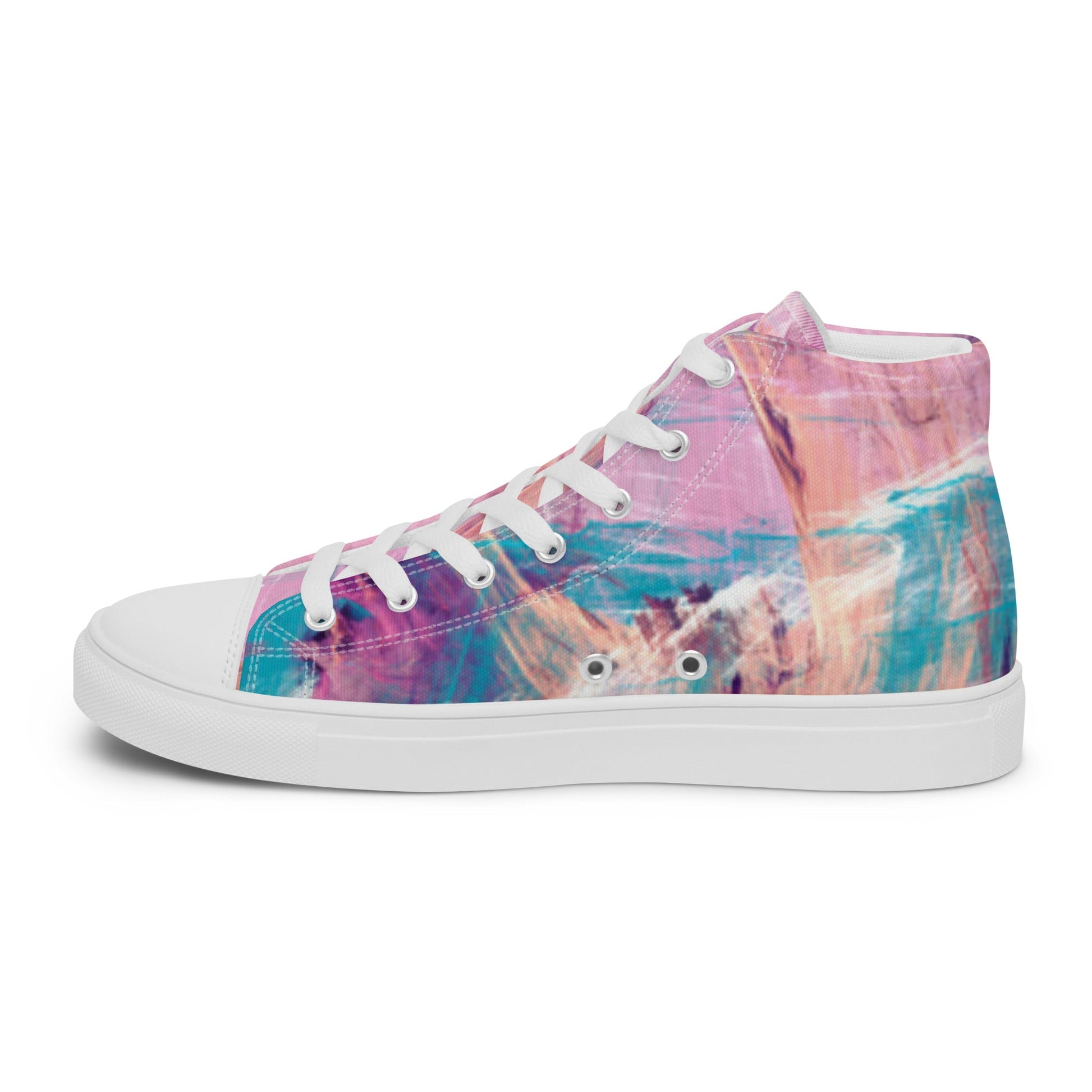Cotton Candy Women’s high top canvas shoes - Catch This Tea Shirts