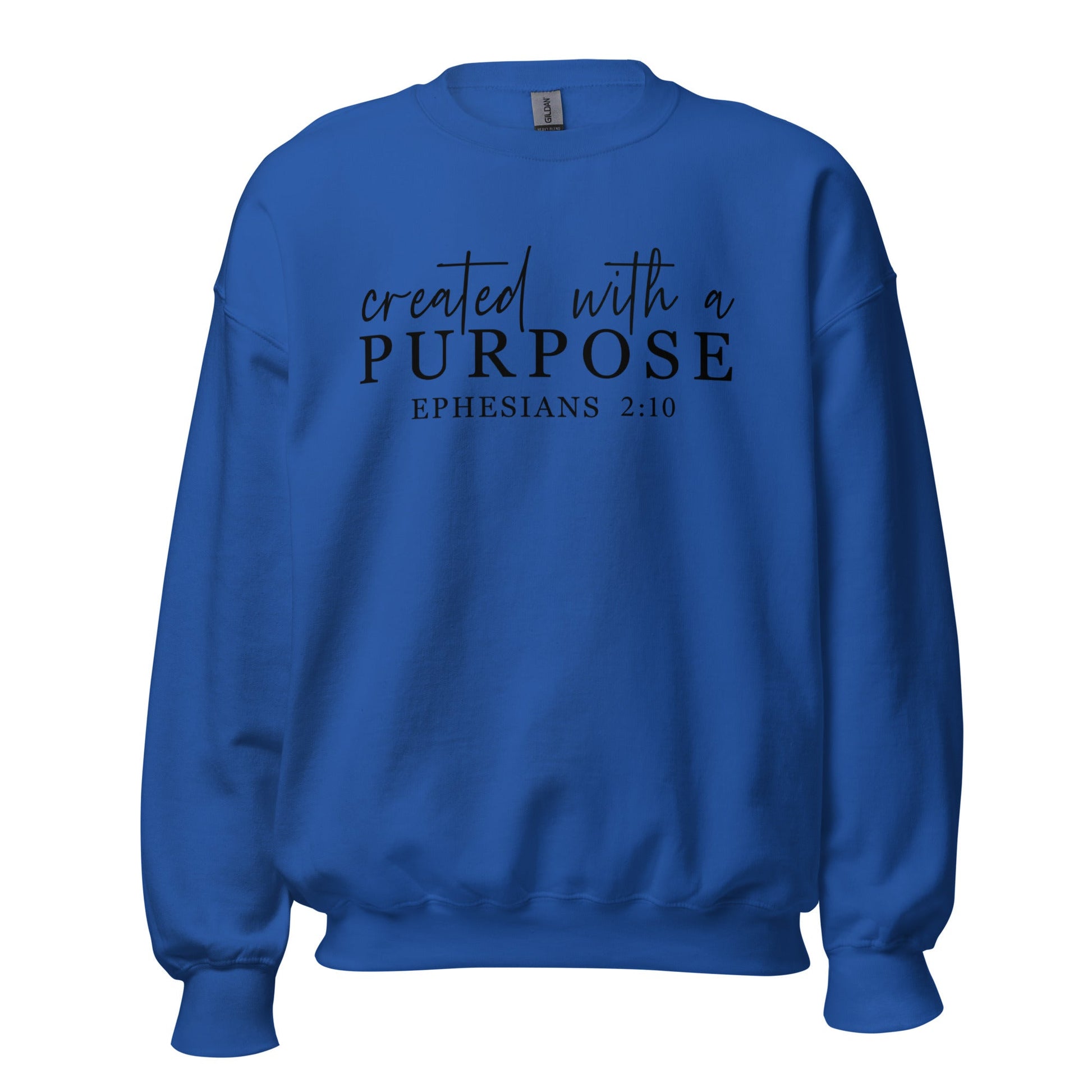 Created With A Purpose Unisex Sweatshirt - Catch This Tea Shirt