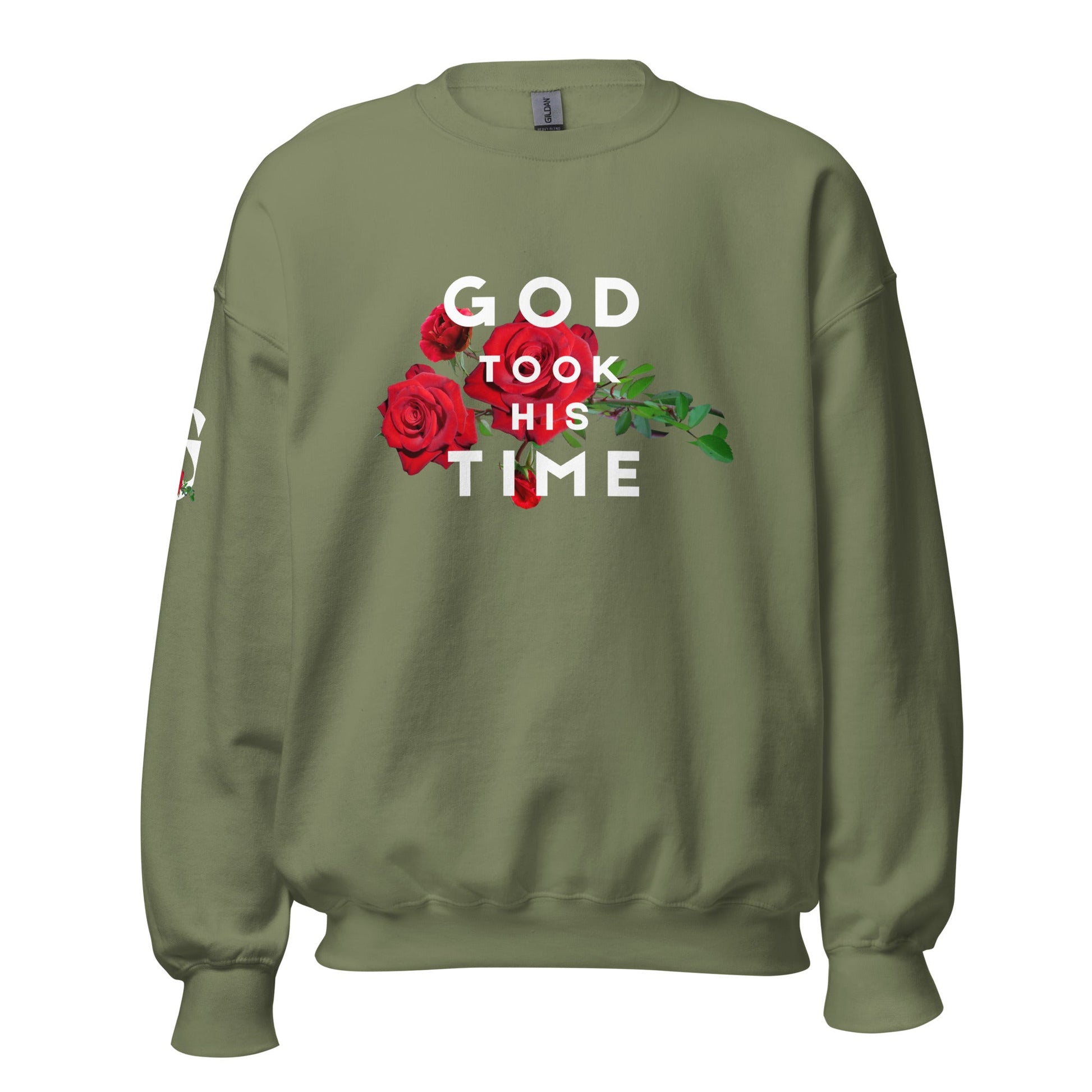 God took his time! Unisex Sweatshirt - Catch This Tea Shirts