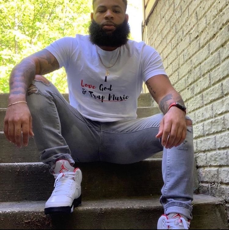 I Love God & Trap Music Tea-Shirt (For a Slim Fit Order A Size Down) - Catch This Tea Shirts