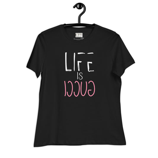 Life Is Good Women's Relaxed T-Shirt - Catch This Tea Shirts