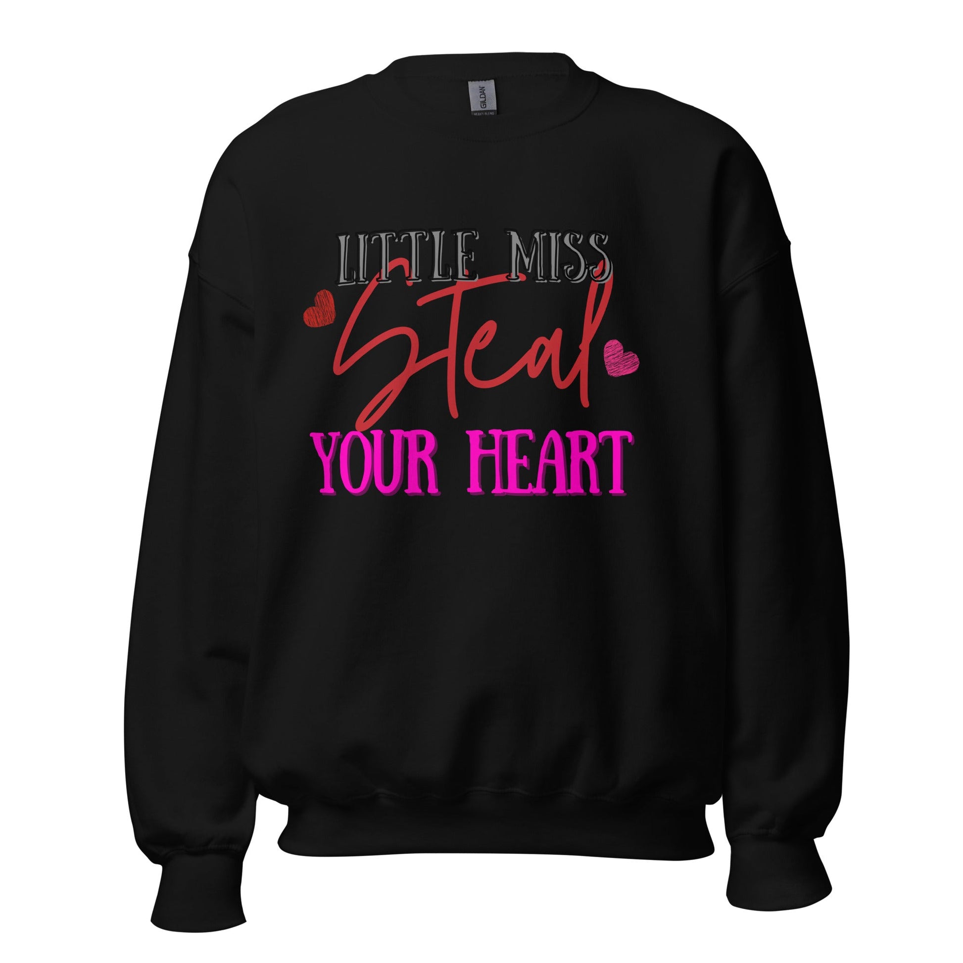 Little Miss Steal Your Heart Unisex Sweater (For A Slim Fit Order A Size Down) - Catch This Tea Shirts