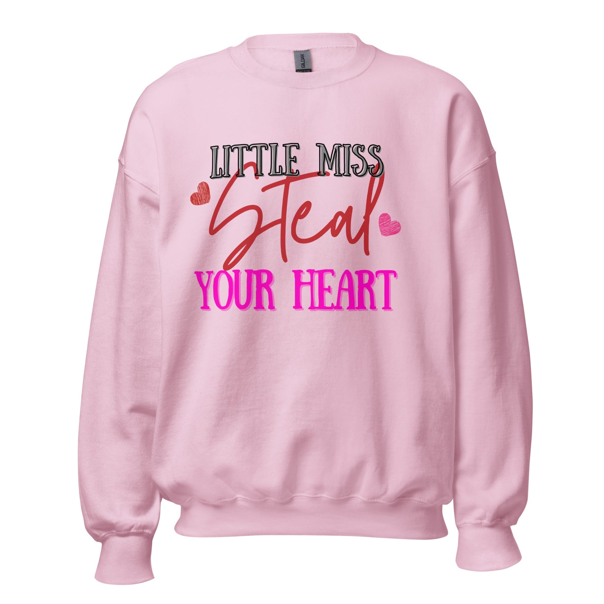Little Miss Steal Your Heart Unisex Sweater (For A Slim Fit Order A Size Down) - Catch This Tea Shirts