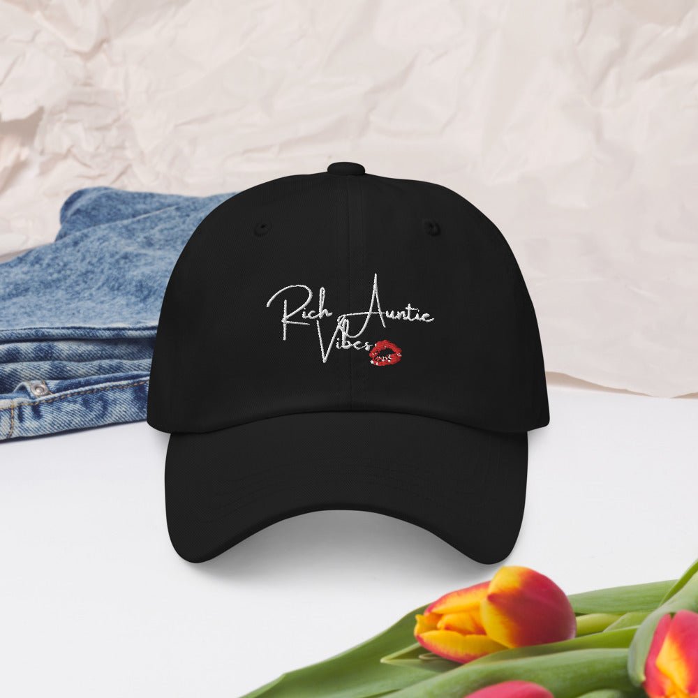 Rich Auntie Vibes fitted hat - Catch This Tea Shirts