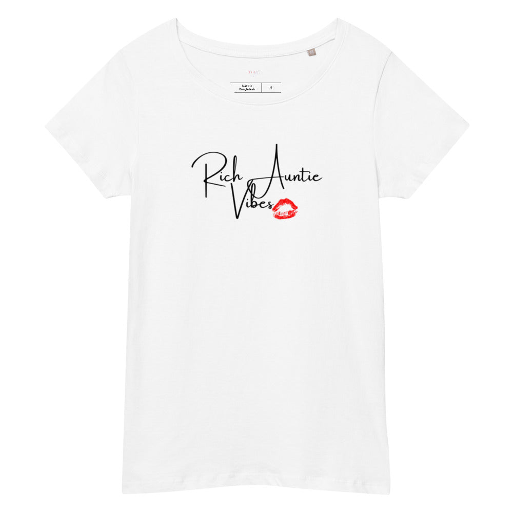 Rich Auntie Vibes Women’s premium organic t-shirt - Catch This Tea Shirts