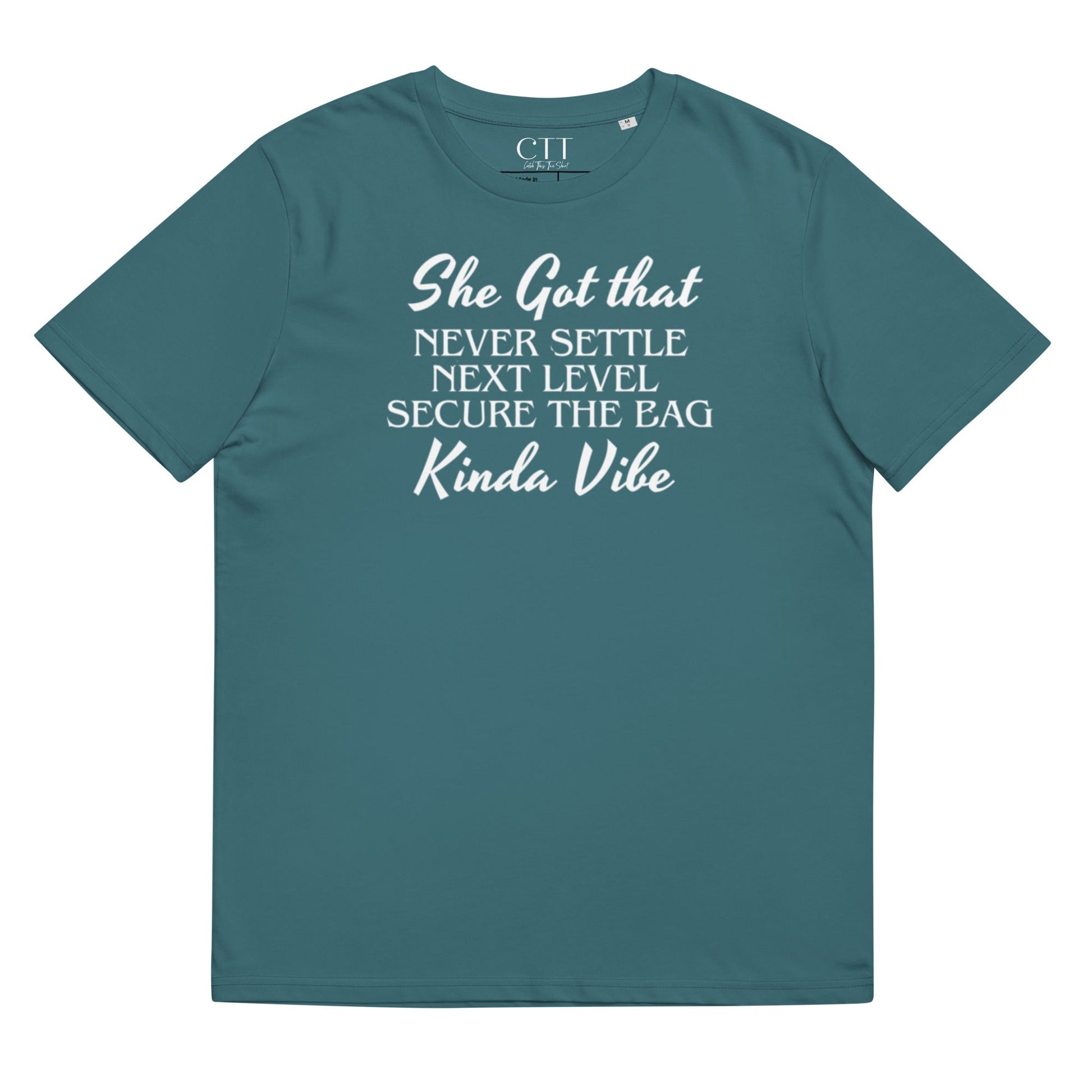 She's Got That Next Level Vibe Unisex organic cotton t-shirt - Catch This Tea Shirt
