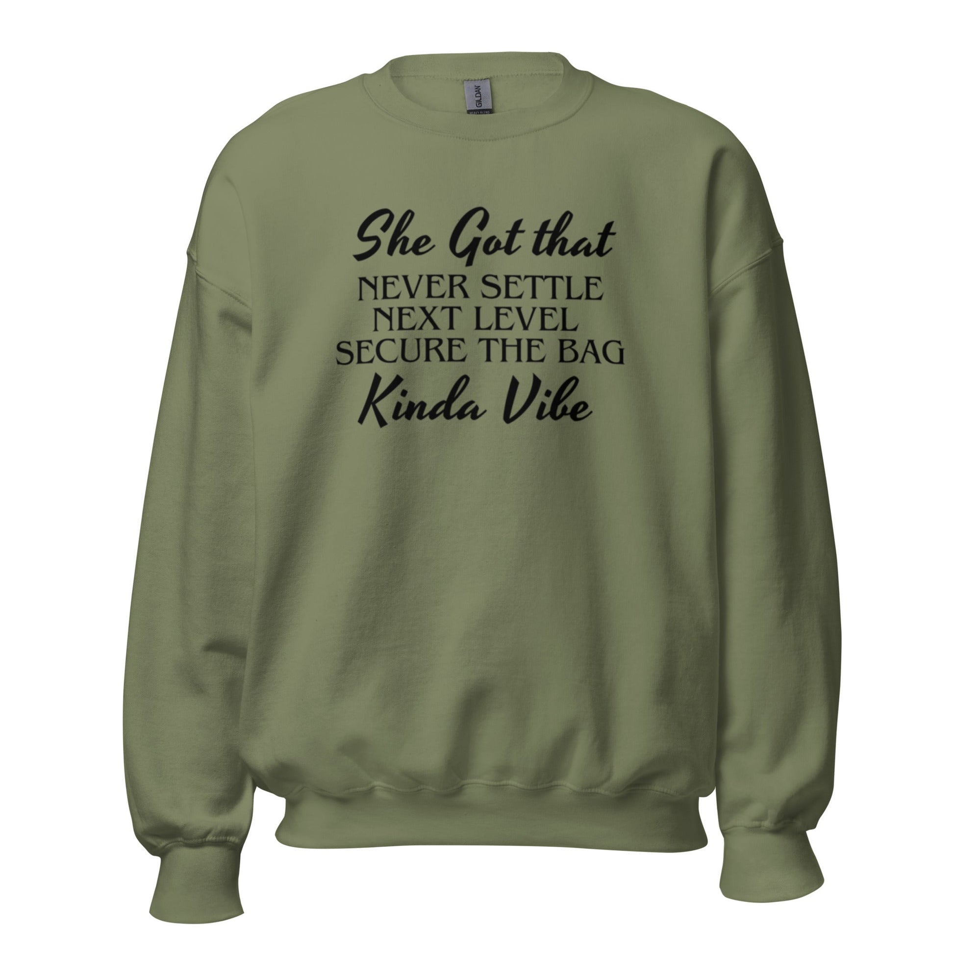 She's Got That Next Level Vibe Unisex Sweatshirt (For a Slim Fit Order a Size Down) - Catch This Tea Shirt