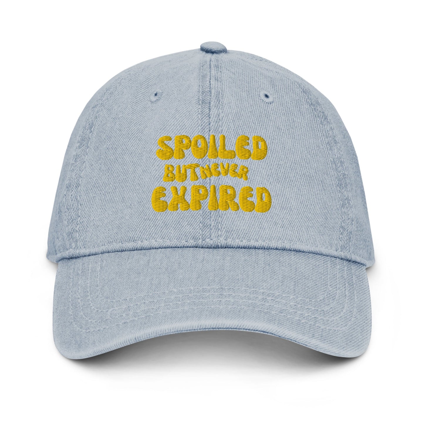 Spoiled But Never Expired Denim Hat - Catch This Tea Shirts