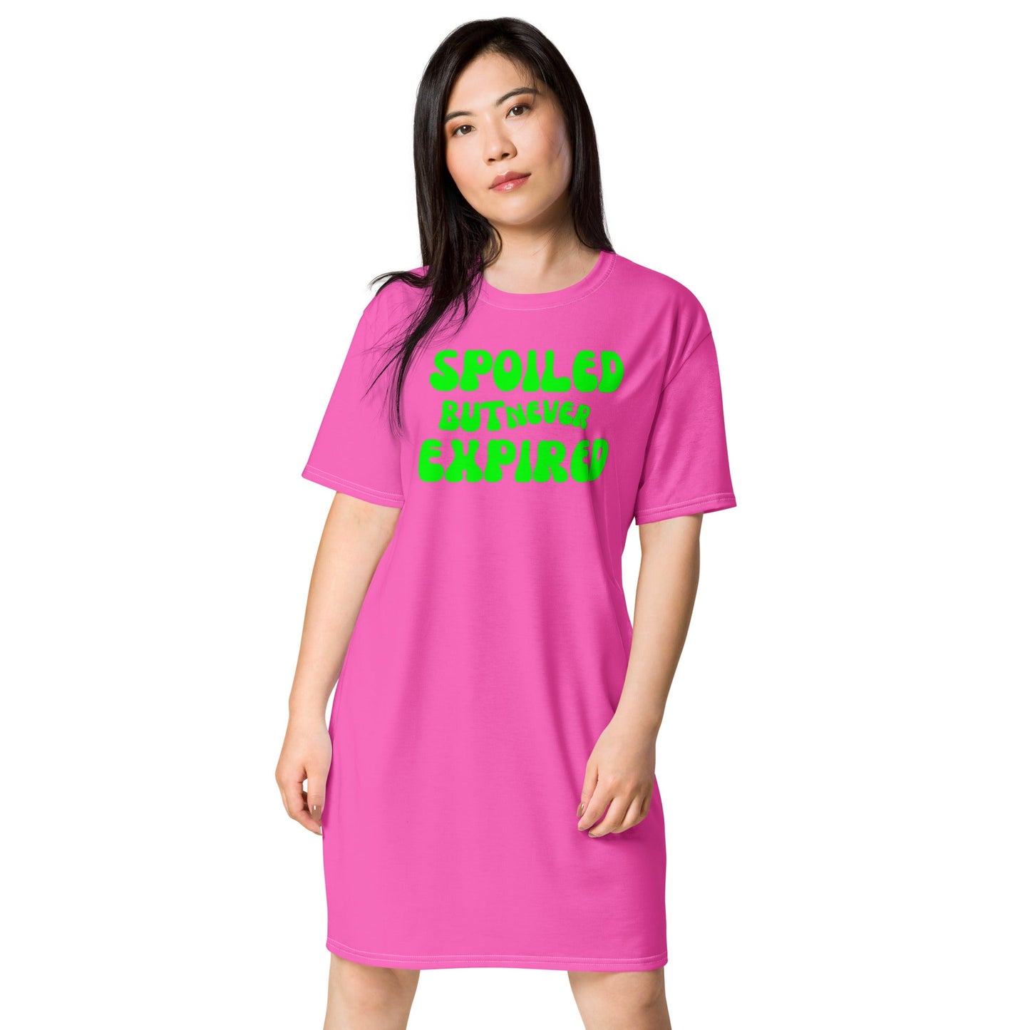 Spoiled But Never Expired T-shirt dress - Catch This Tea Shirts