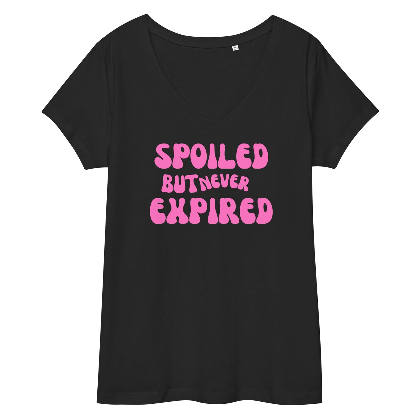 Spoiled But Never Expired Women’s fitted v-neck t-shirt - Catch This Tea Shirts