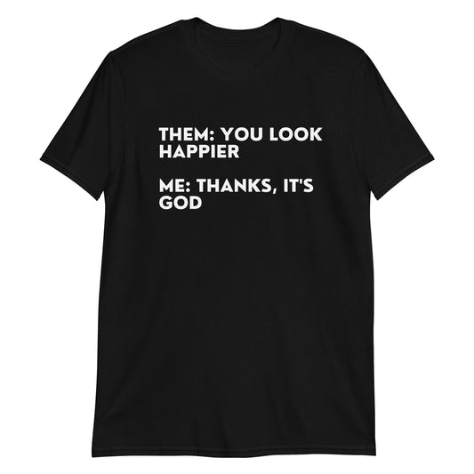 Thank You It's God Short-Sleeve Unisex T-Shirt (For a Slim Fit Order a Size Down) - Catch This Tea Shirts