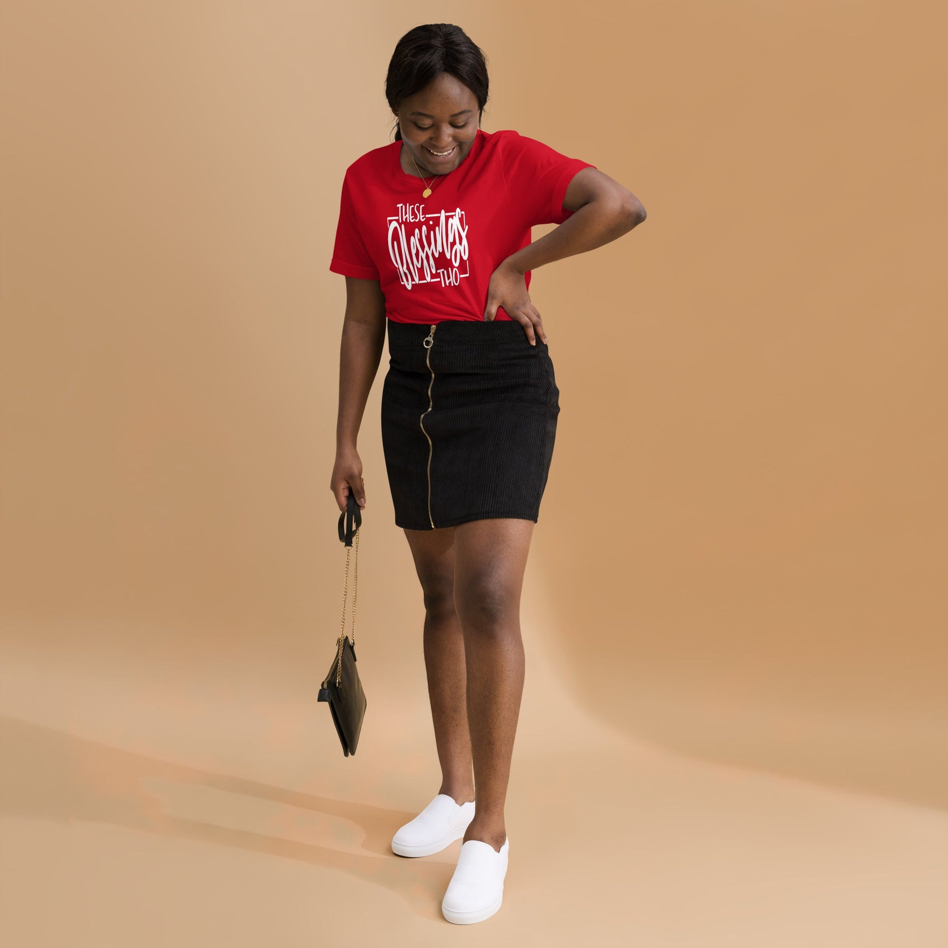 These Blessings Tho Short-Sleeve Unisex T-Shirt (For a Slim Fit Order a Size Down) - Catch This Tea Shirts